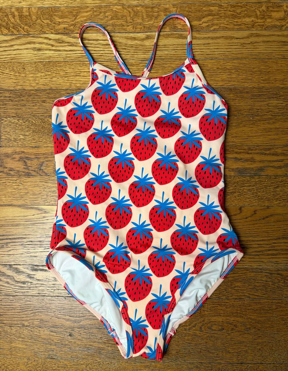 Hanna Andersson Girls' Strawberry Swimsuit Size 10